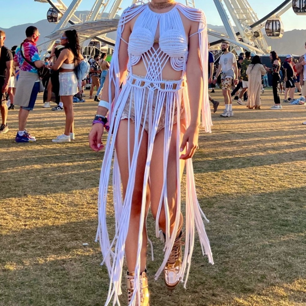 Festival Boho Macrame Handmade Dress